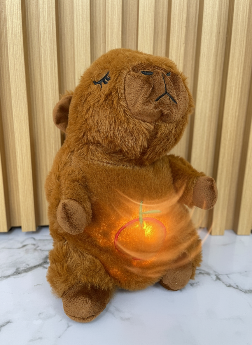 Capibara peluche que respira