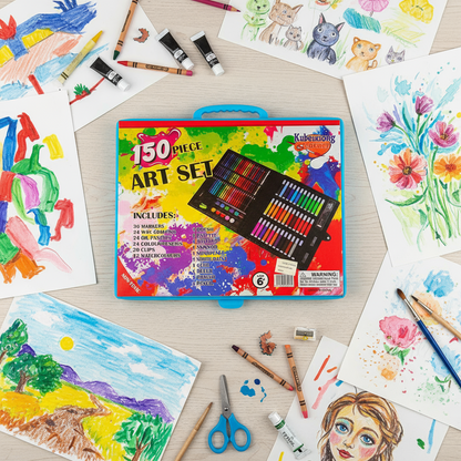 Kit De Arte Portatil 150 Crayones