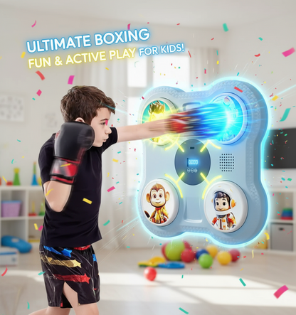 Juego de boxeo con guantes