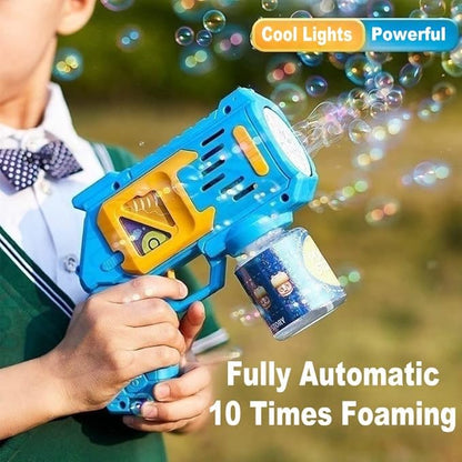 Pistola de burbujas con luz led